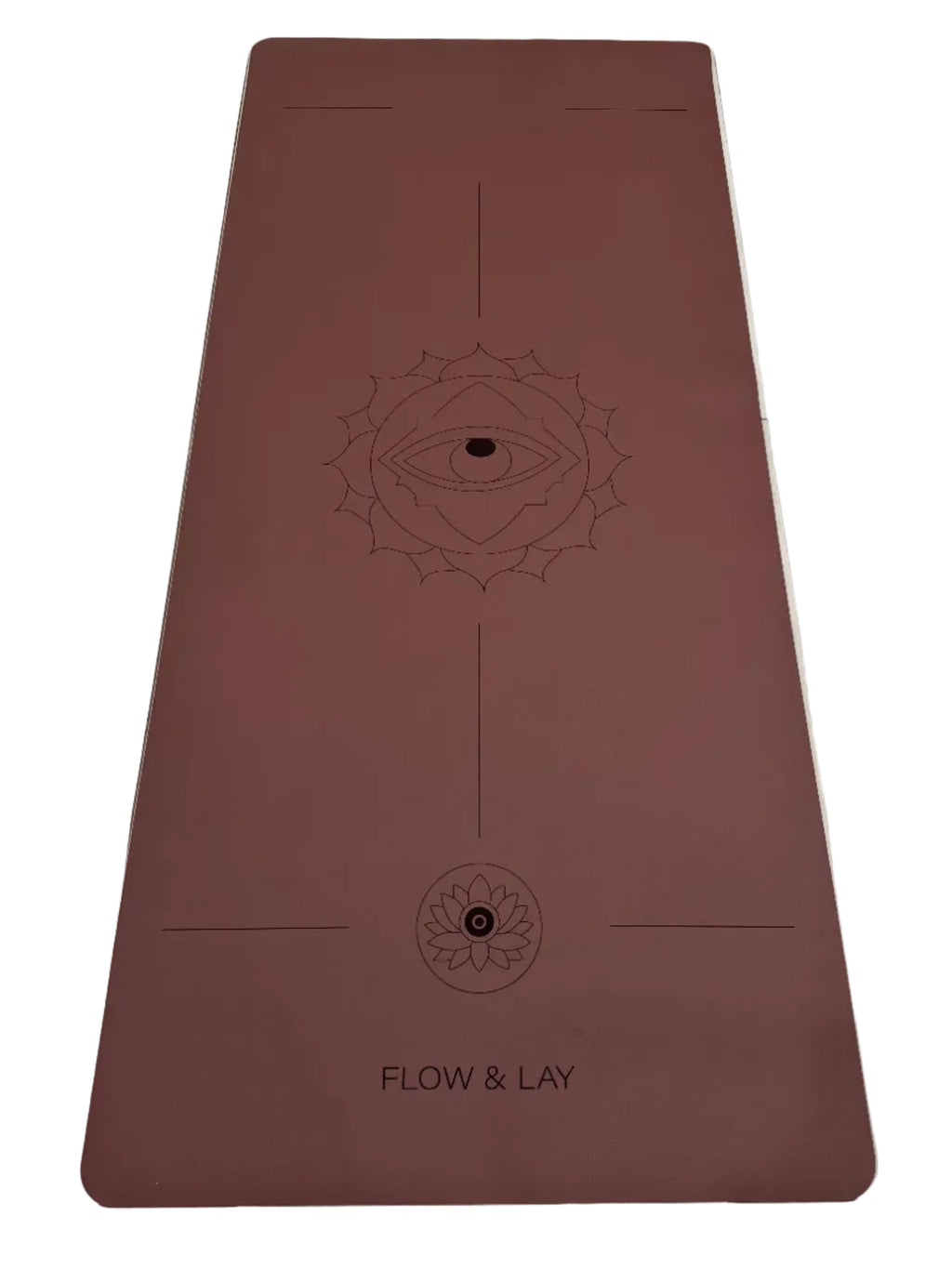 Throat Eye extra wide yoga mat in Eclipse Shadow colorway