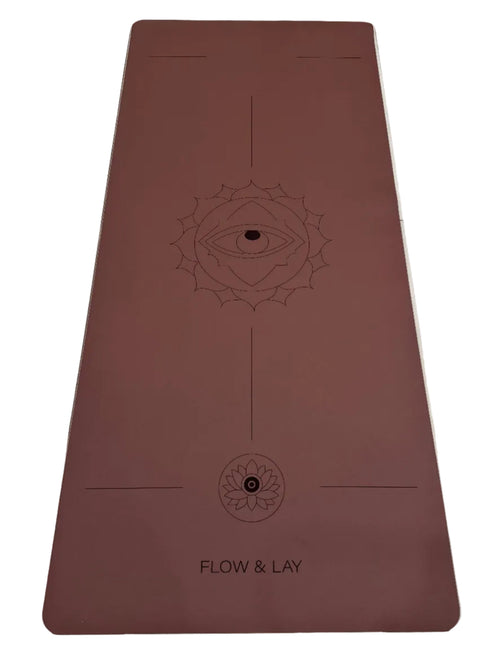 Throat Eye extra wide yoga mat in Eclipse Shadow colorway