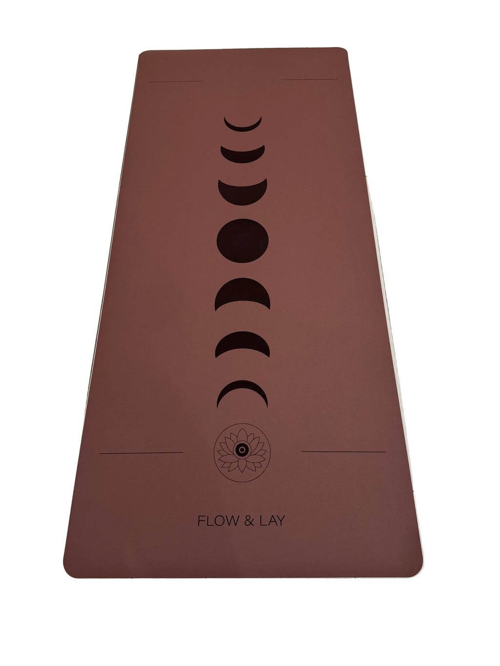 Phases extra wide yoga mat, natural rubber and coconut PU material