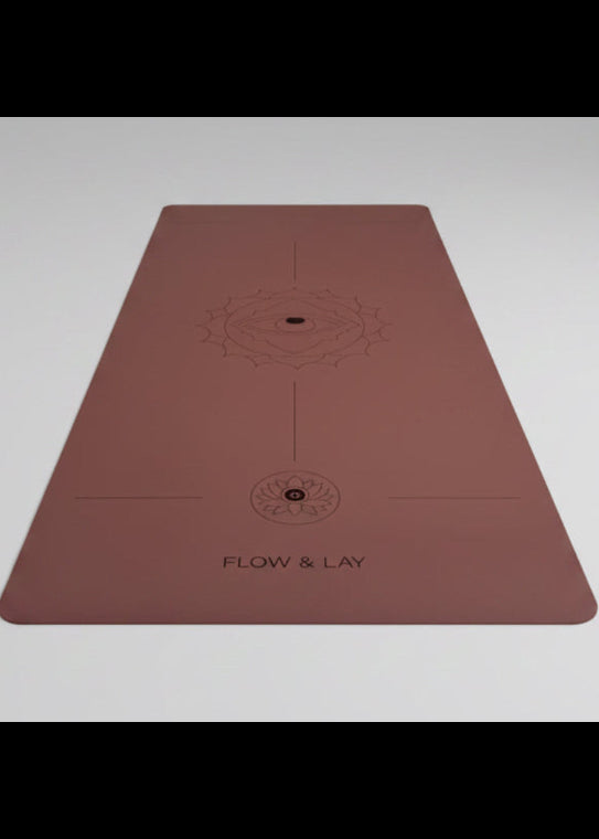 Throat Eye extra wide yoga mat in Red Rocks Sedona color
